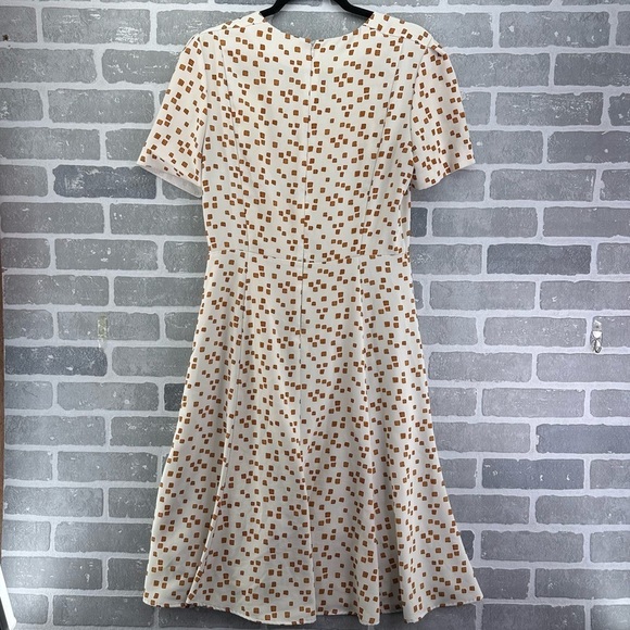 MM Lafleur Inez 1.0 dress mosaic print goldenrod/ivory, size 0 - Picture 11 of 11